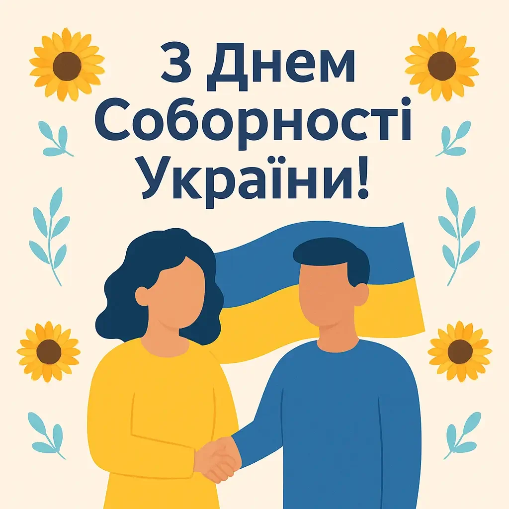 З днем Соборності України