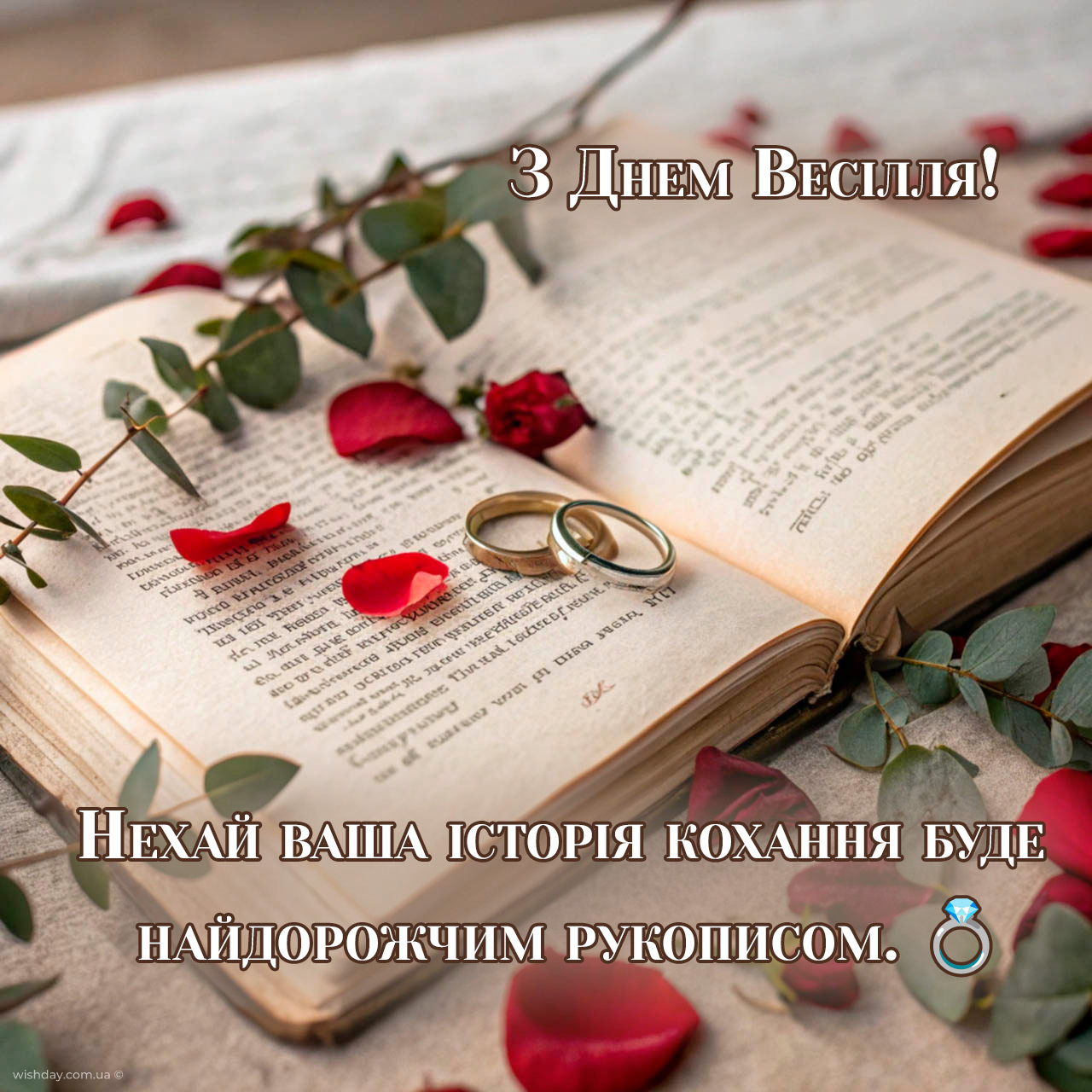 з днем весілля