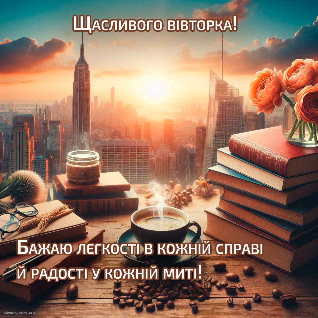 добрий ранок вівторок картинка