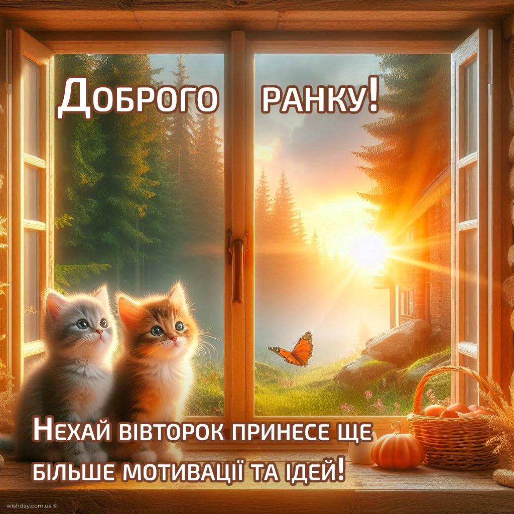 добрий ранок вівторок картинка