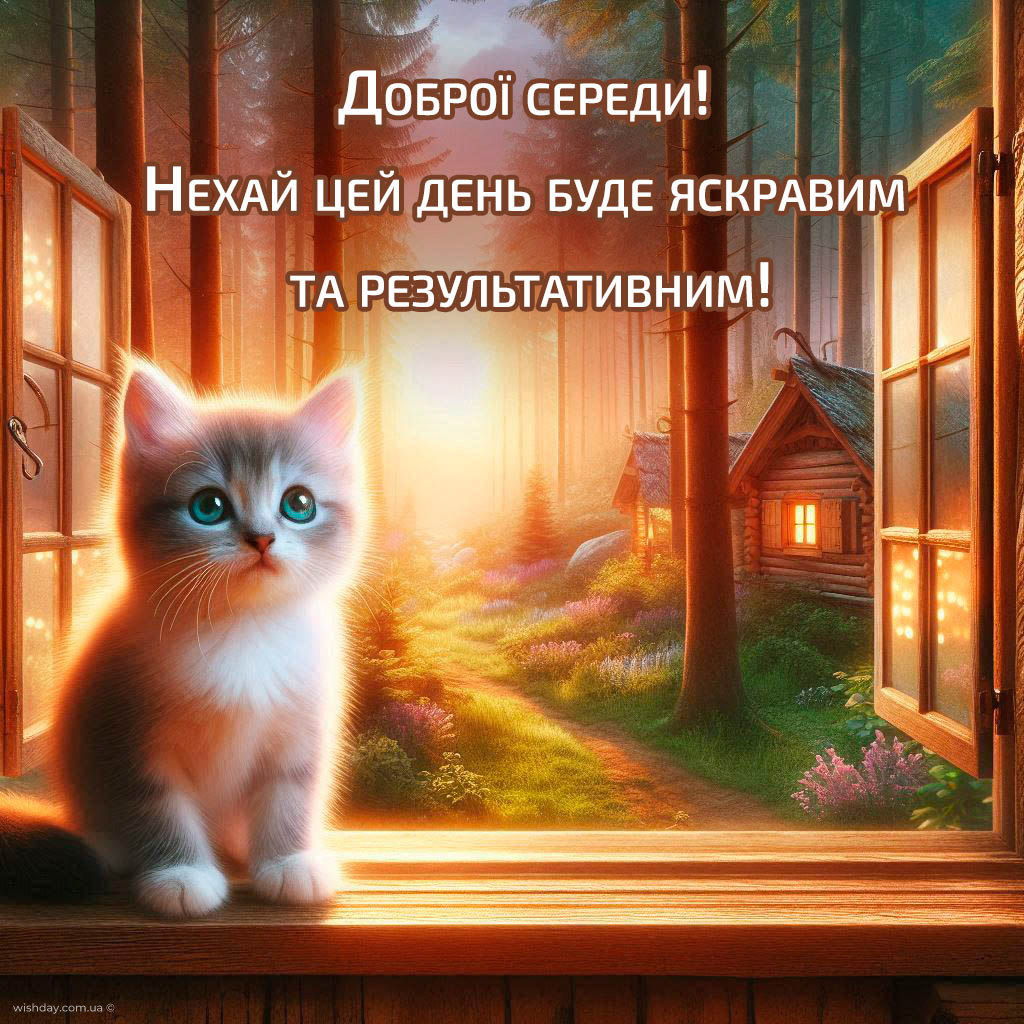 доброго ранку середа картинка