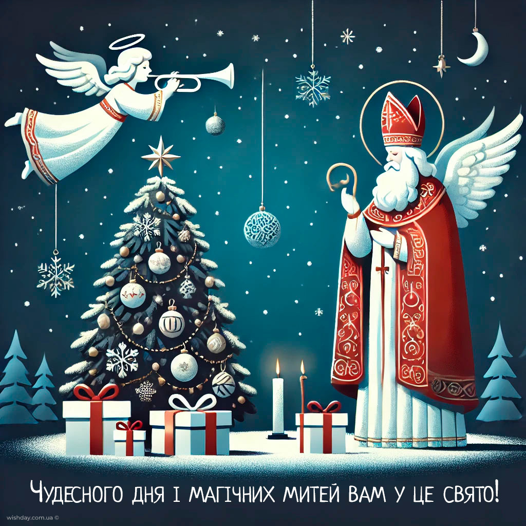 з днем святого миколая картинки