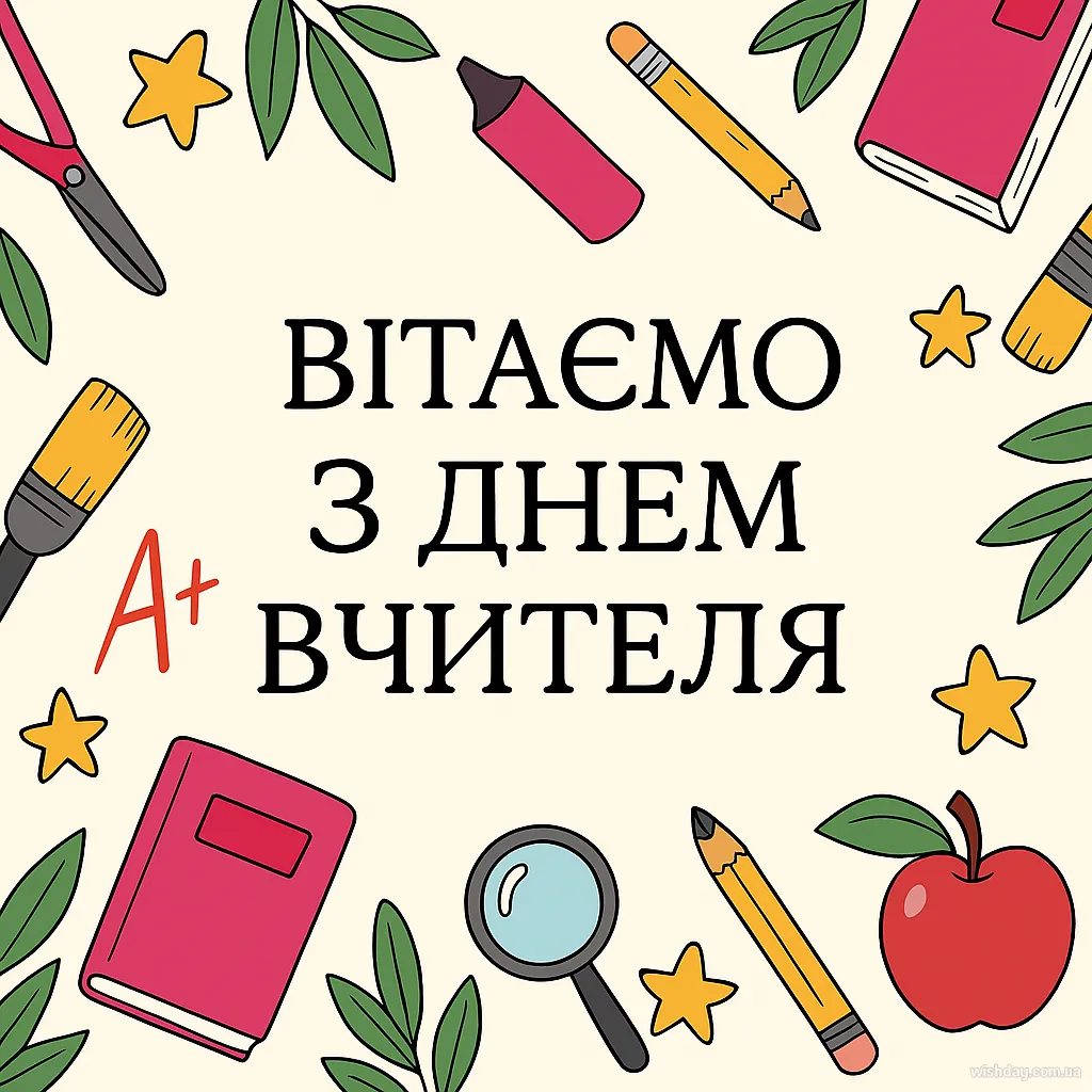 Картинка з днем Вчителя