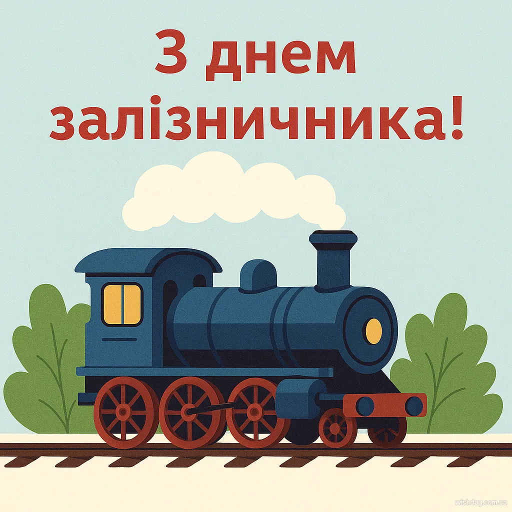 Картинка з днем Залізничника