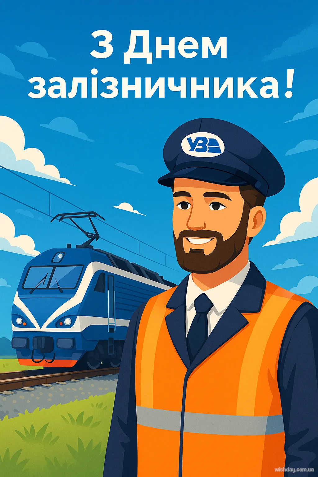 Картинка з днем Залізничника