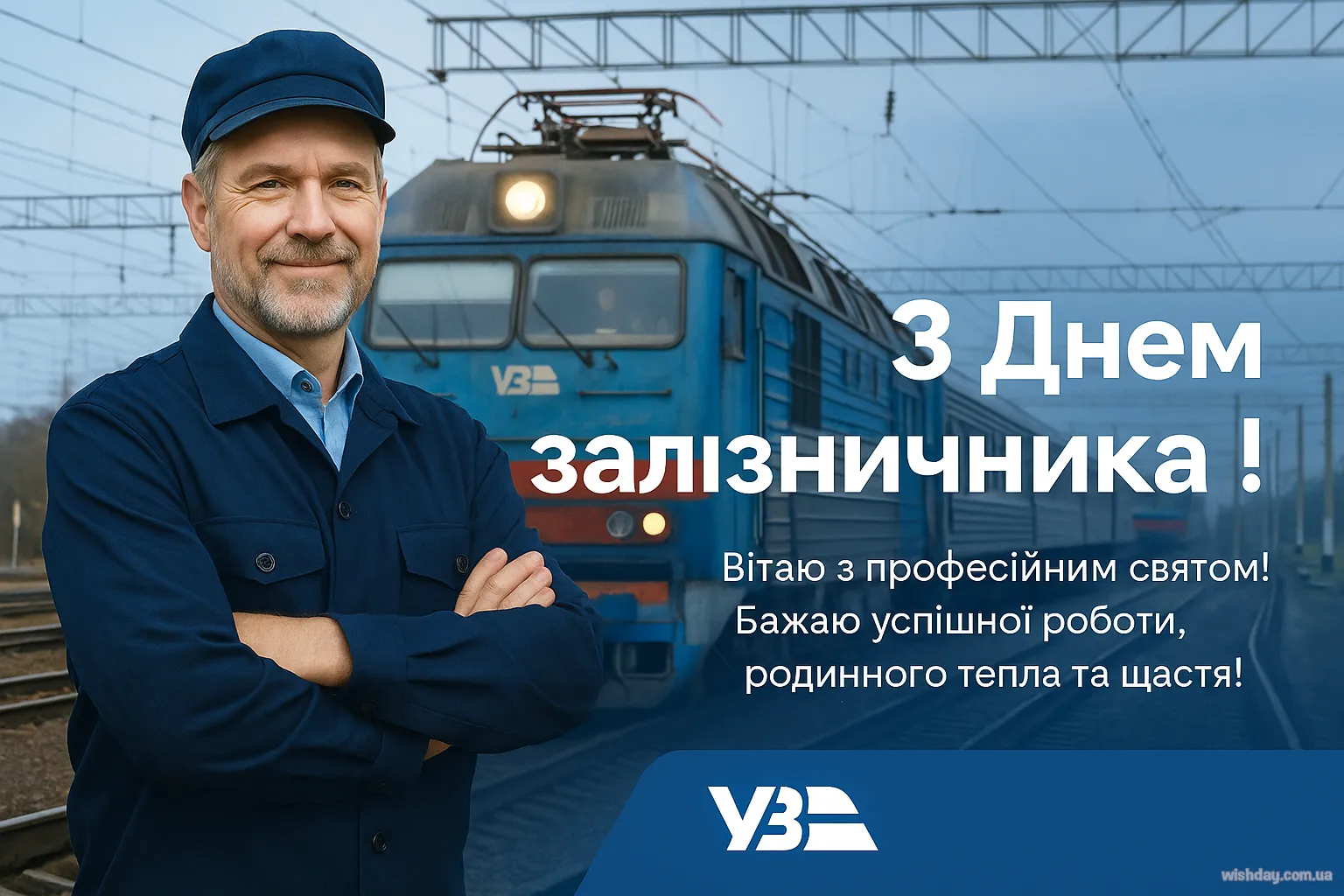 Картинка з днем Залізничника