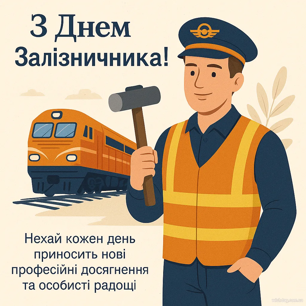 Картинка з днем Залізничника