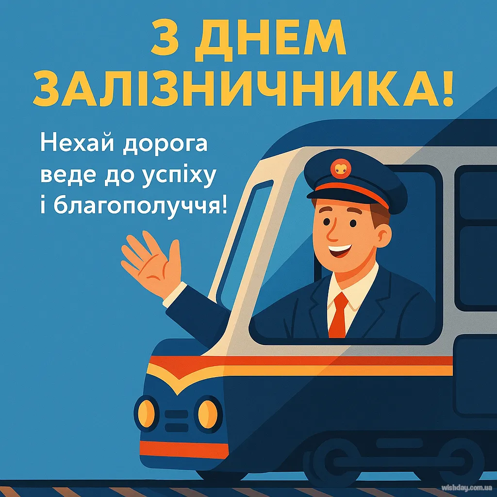 Картинка з днем Залізничника