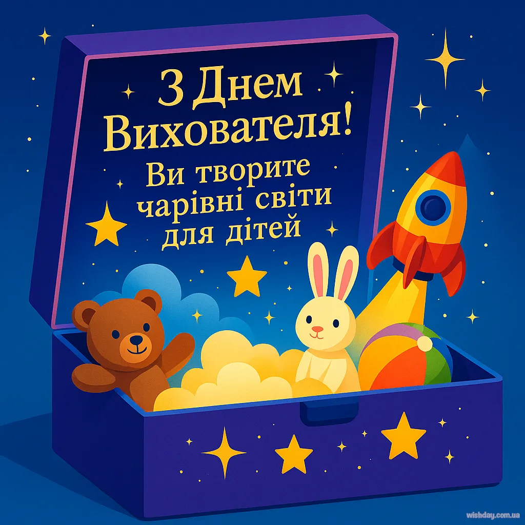 Картинка з днем Вихователя