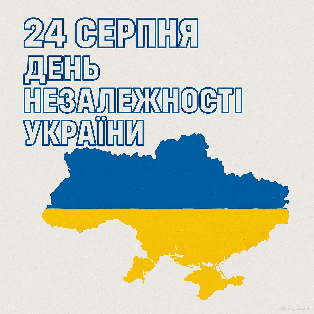 Картинка з днем Незалежності України