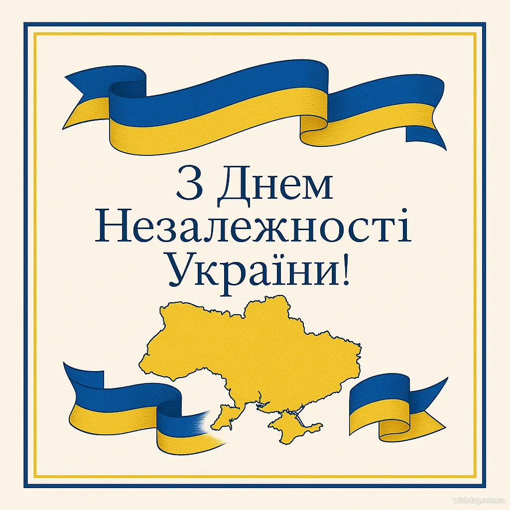 Картинка з днем Незалежності України