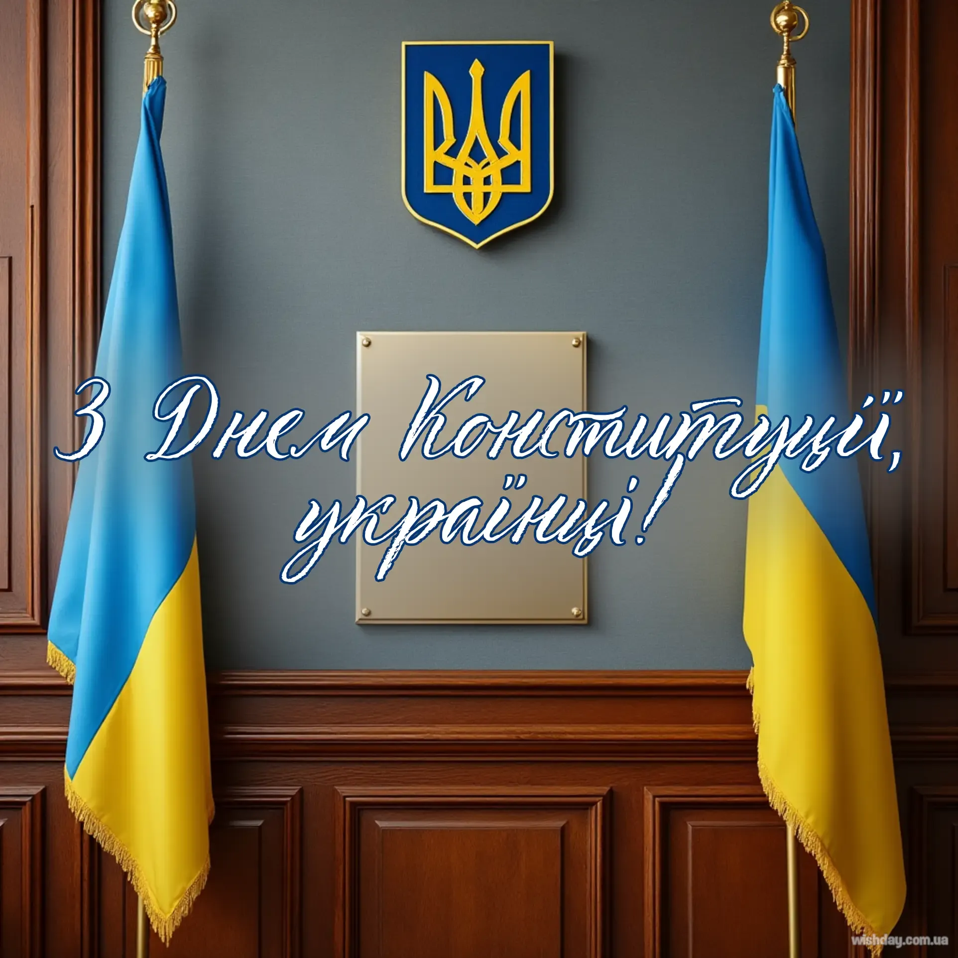 Картинка з днем Конституції України