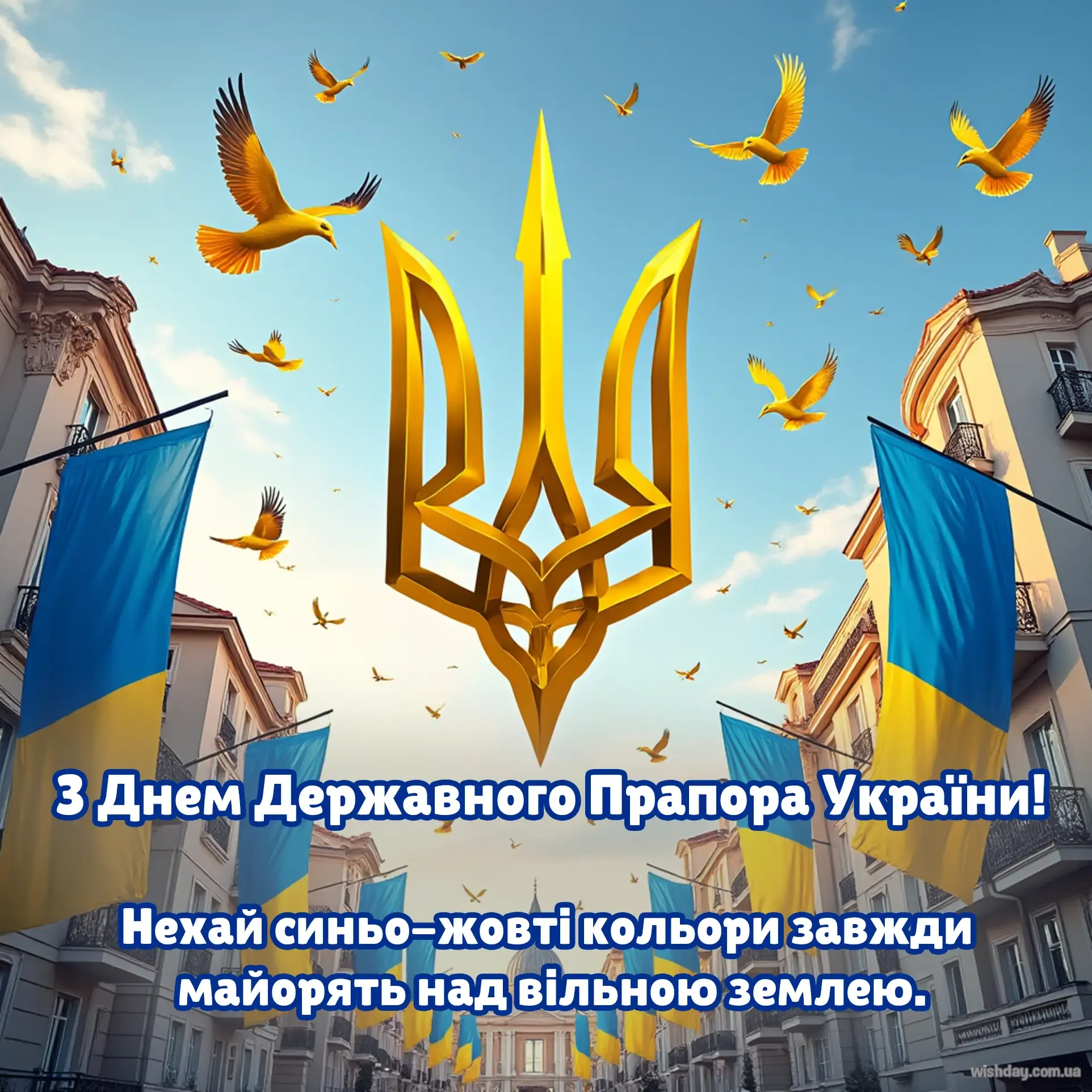 Картинка з днем Прапора України