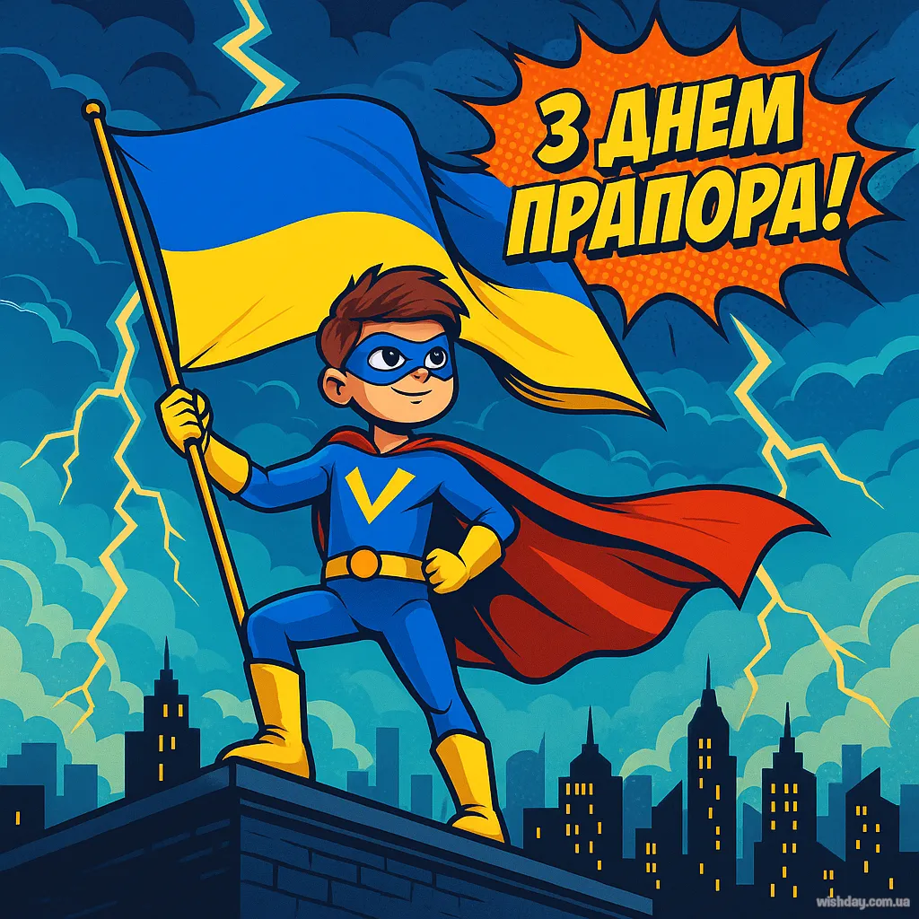 Картинка з днем Прапора України