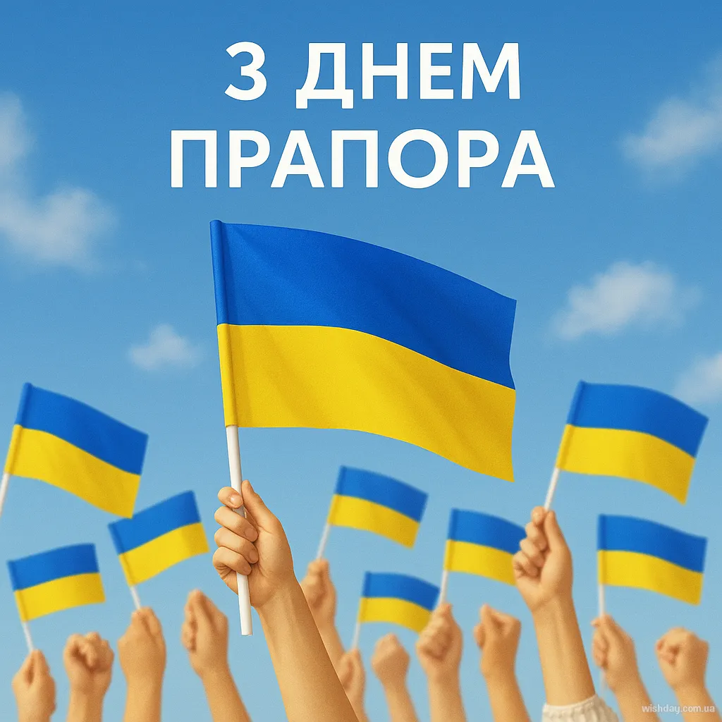 Картинка з днем Прапора України
