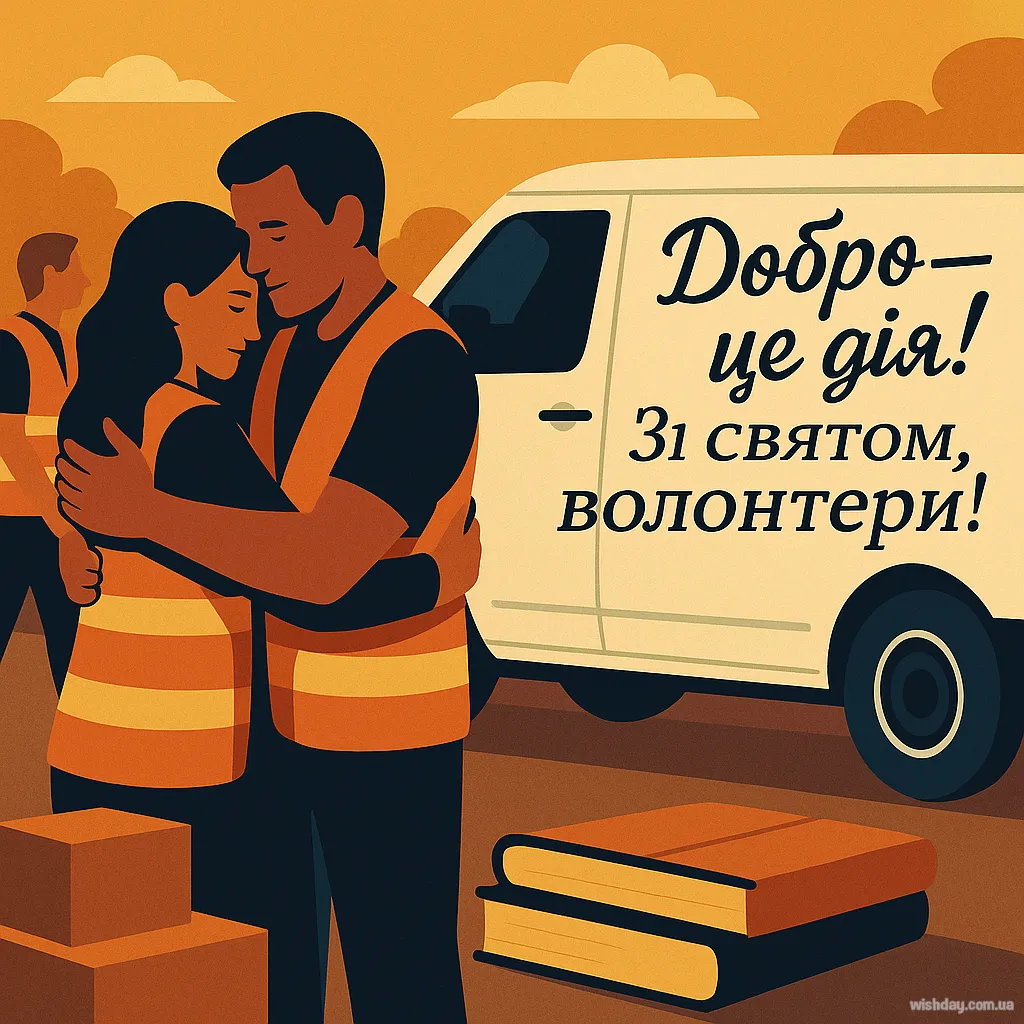 Картинка з днем Волонтера