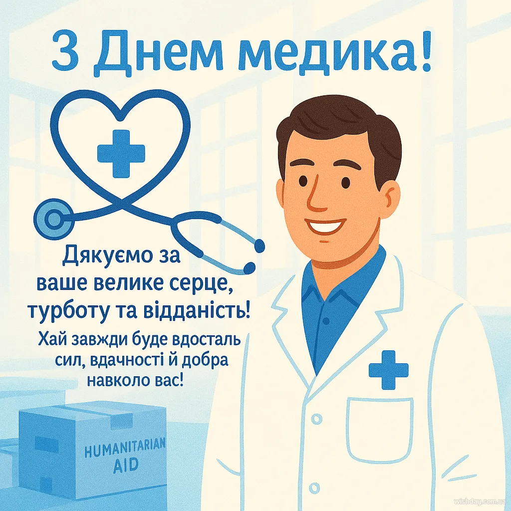 Картинка з днем Медика
