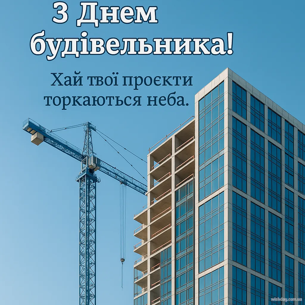 Картинка з днем Будівельника