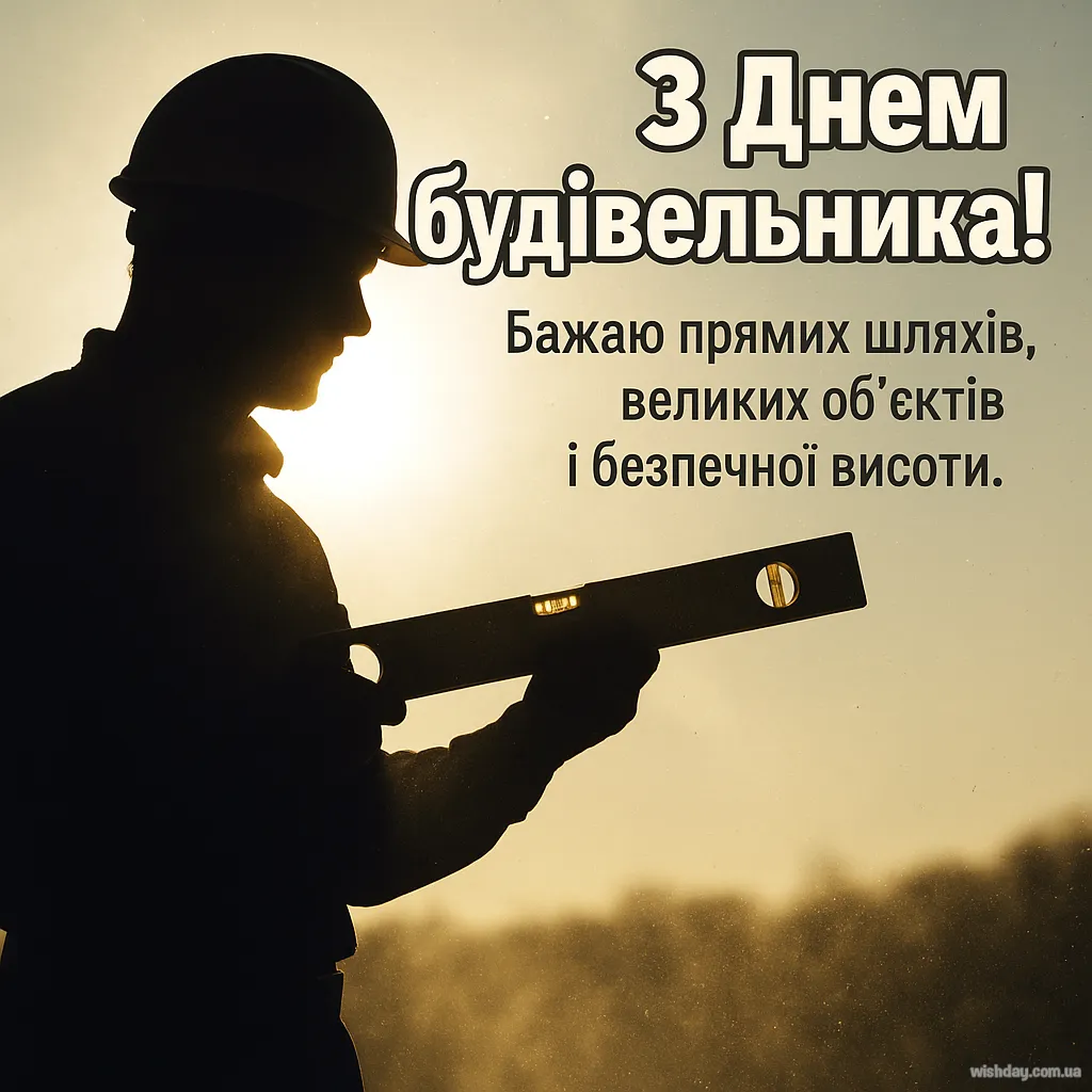 Картинка з днем Будівельника