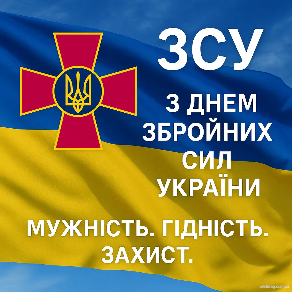 Картинка з днем Збройних Сил України