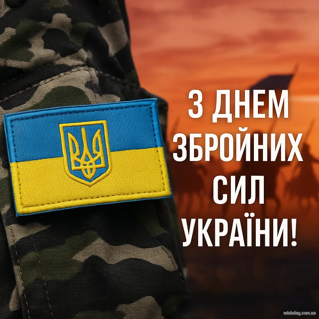 Картинка з днем Збройних Сил України
