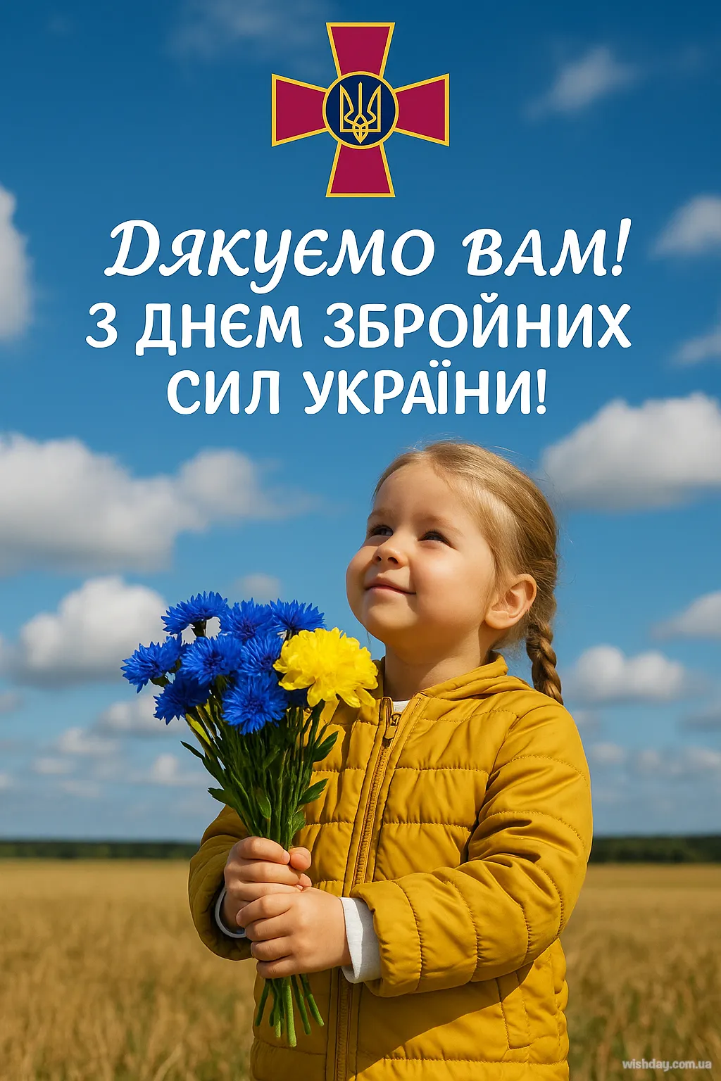 Картинка з днем Збройних Сил України