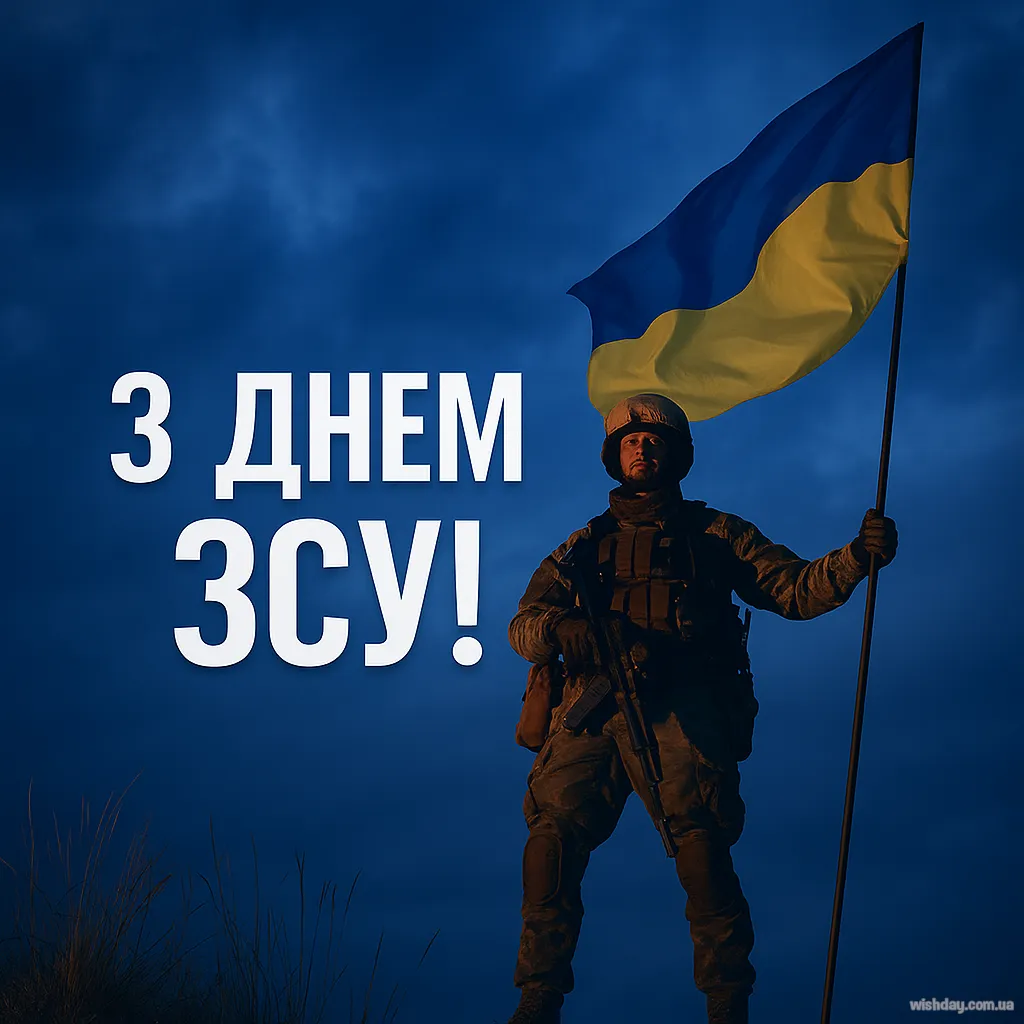 Картинка з днем Збройних Сил України