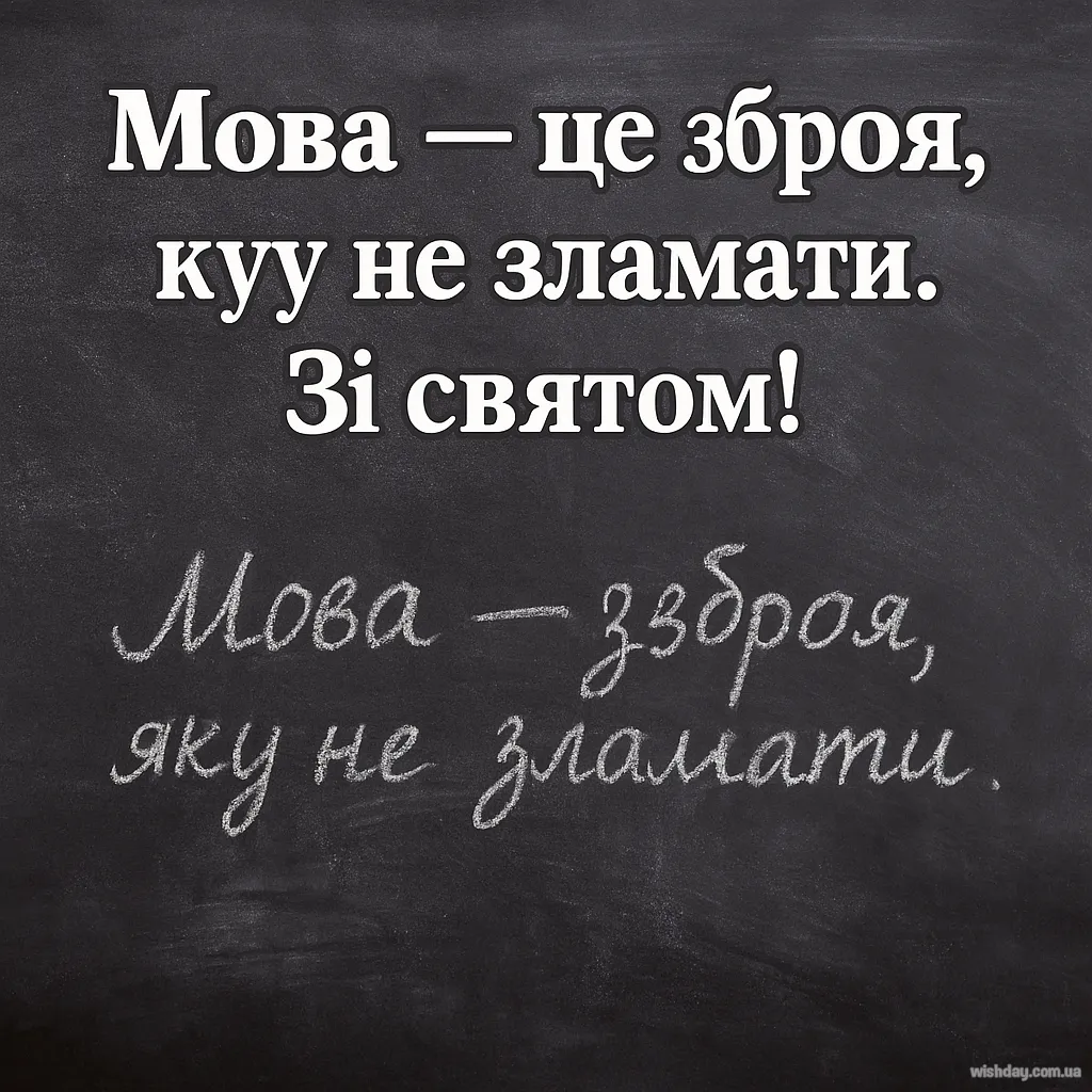 Картинка з днем Мови