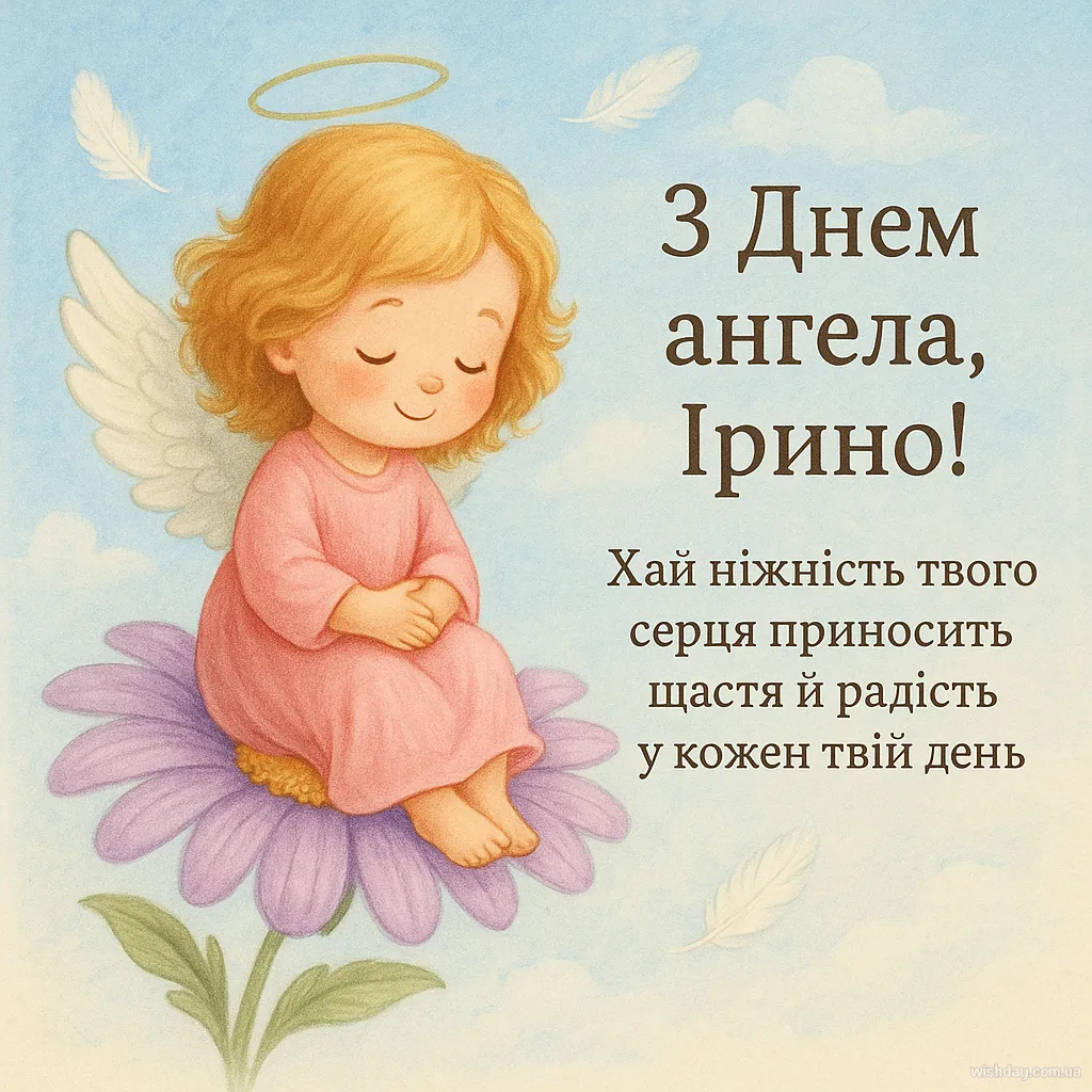 Картинка з днем Ангела Ірини