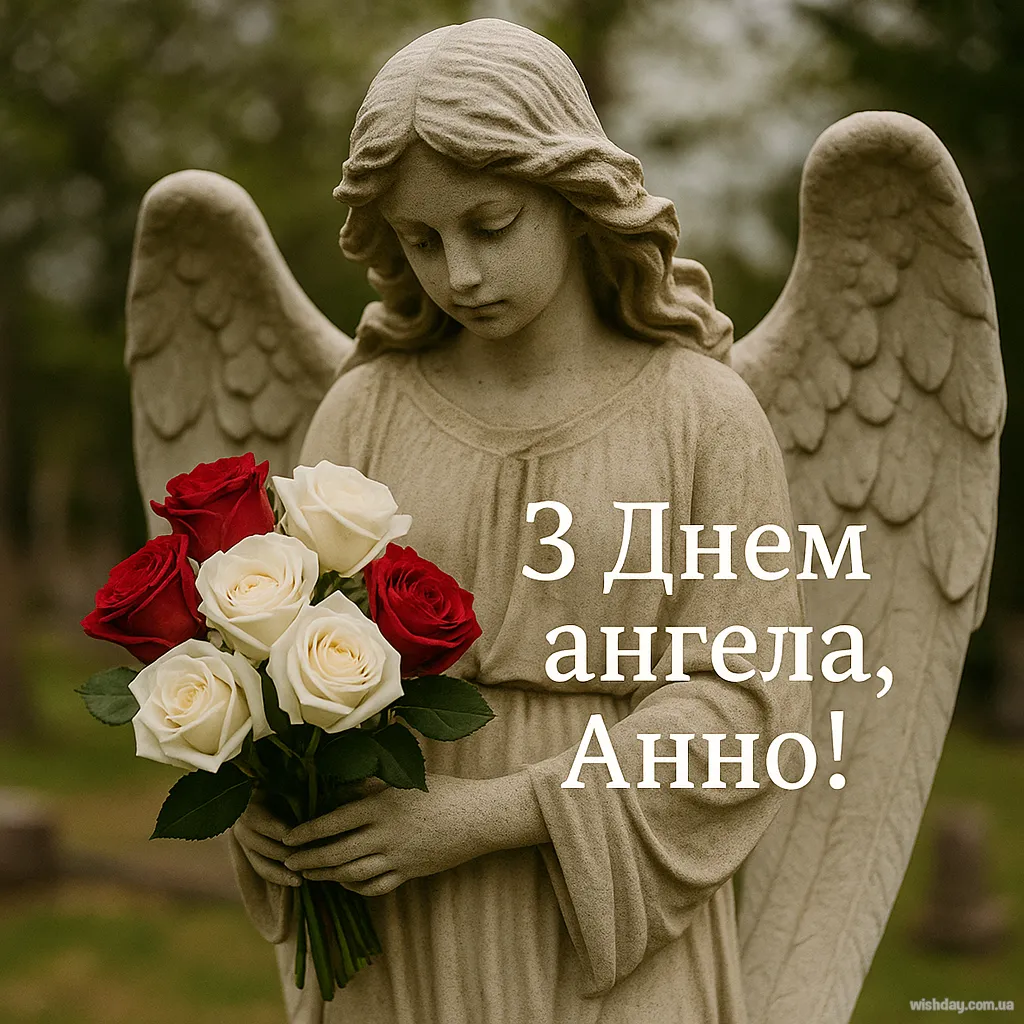 Картинка з днем Ангела Анни