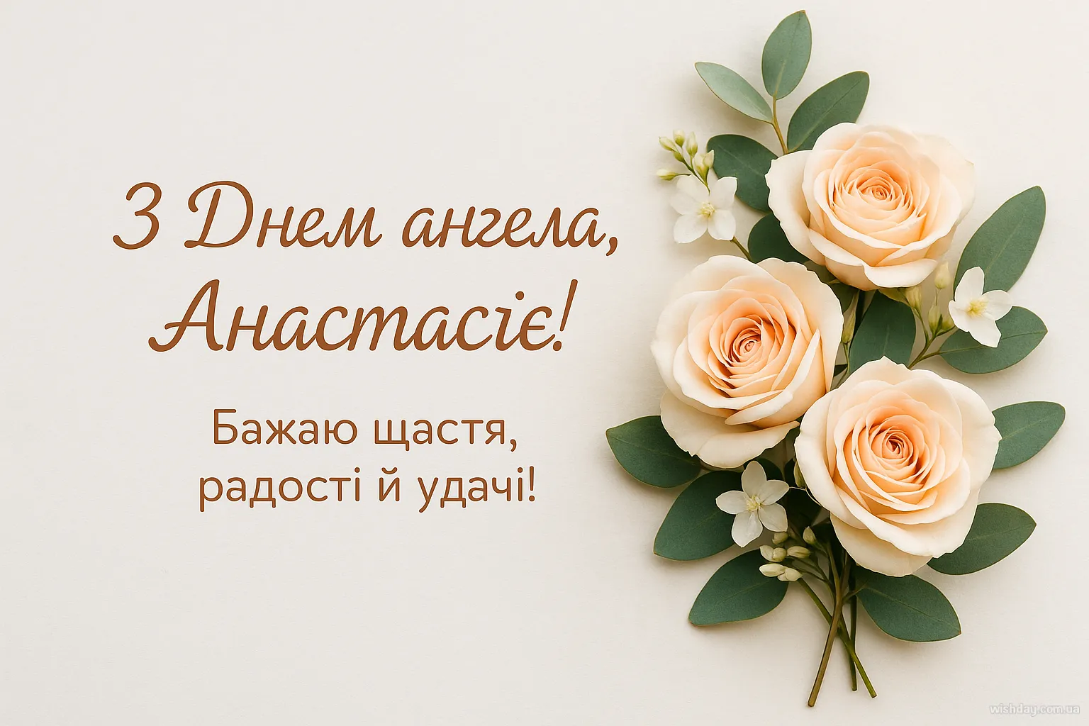 Картинка з днем Ангела Анастасії