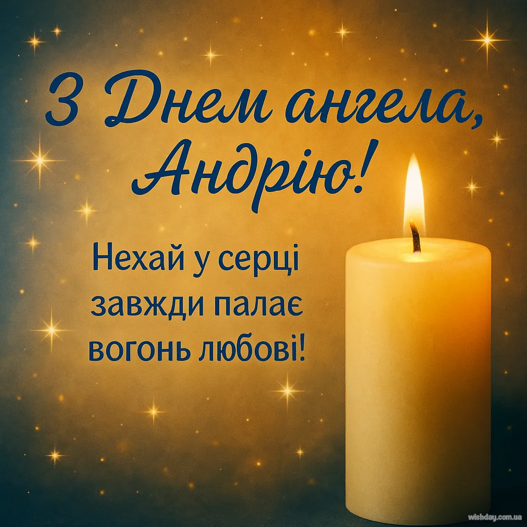 Картинка з днем Ангела Андрія