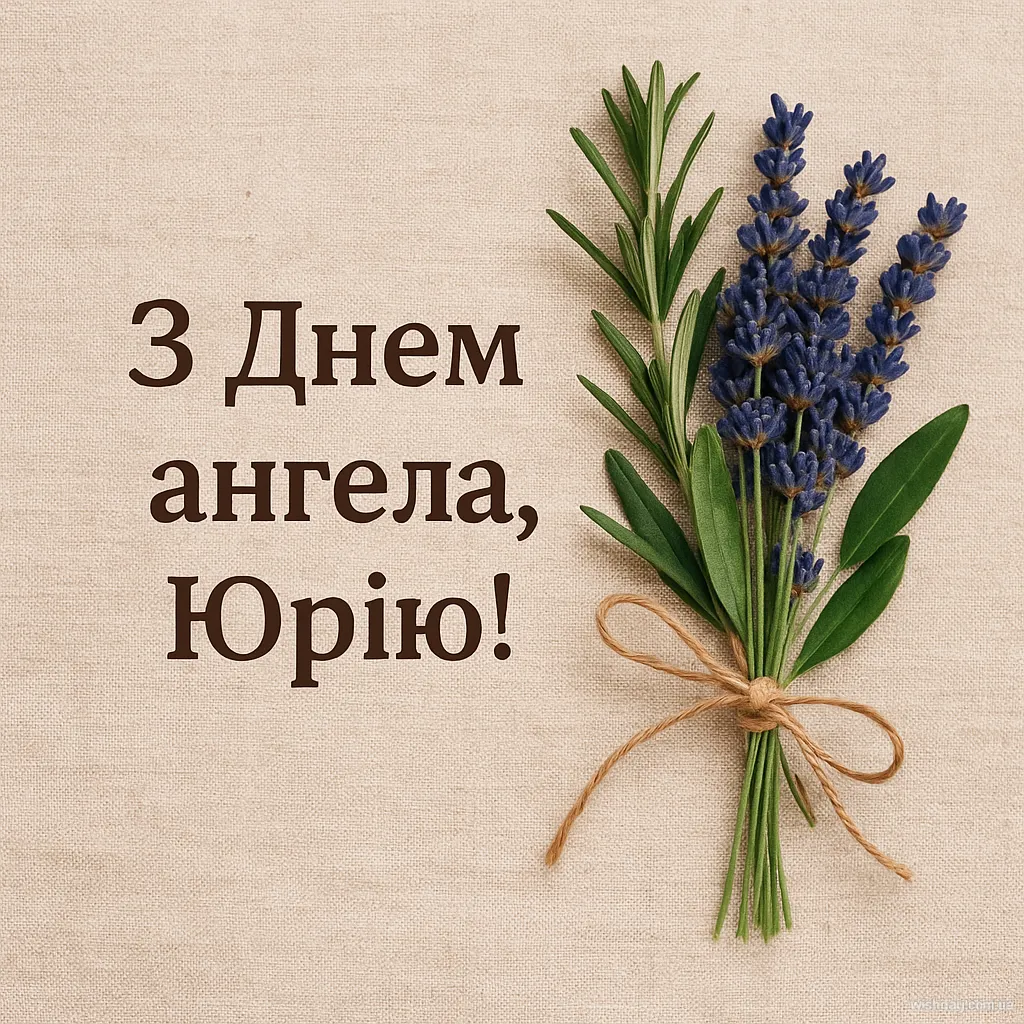 Картинка з днем Ангела Юрія