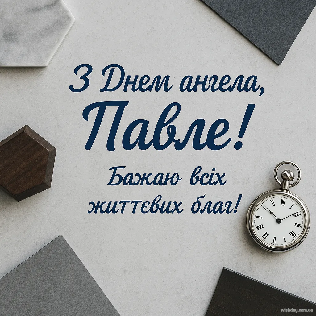 Картинка з днем Ангела Павла