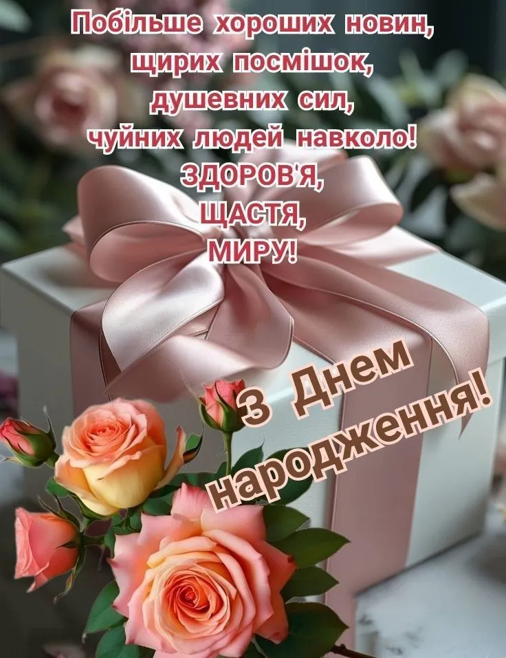 Картинка з днем народження жінці