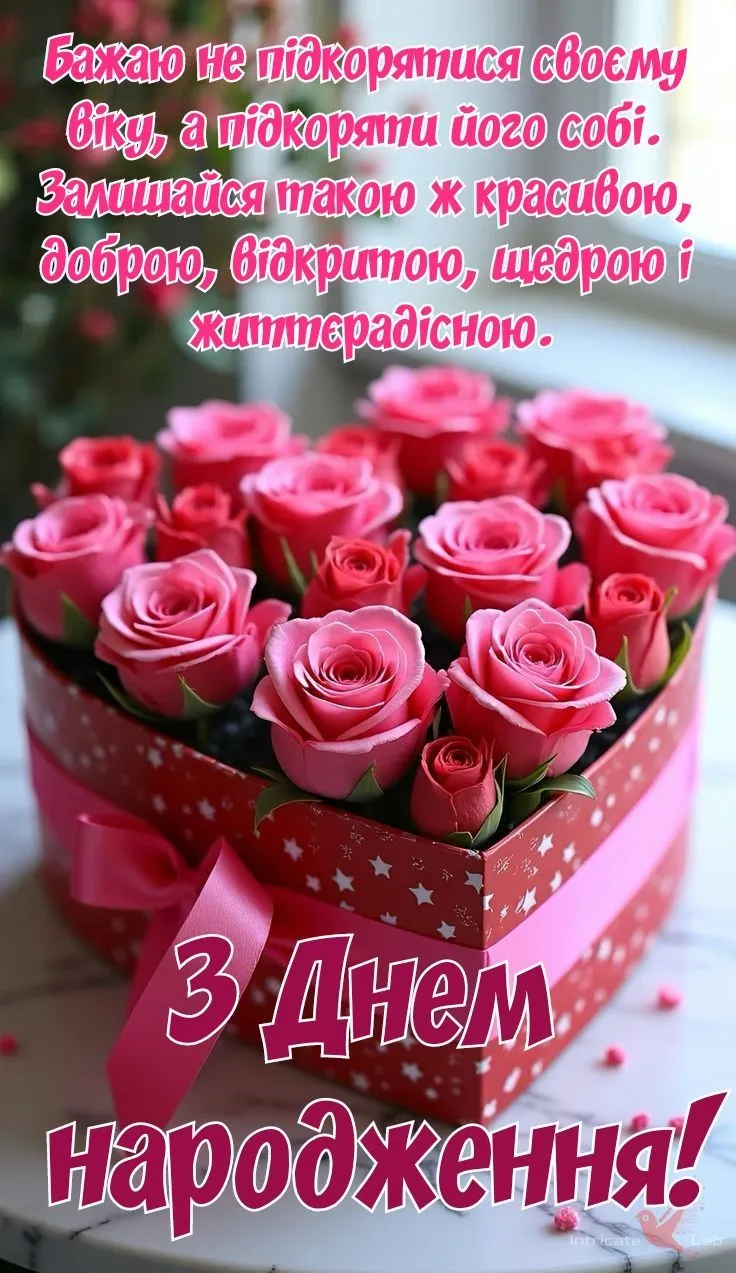 Картинка з днем народження жінці