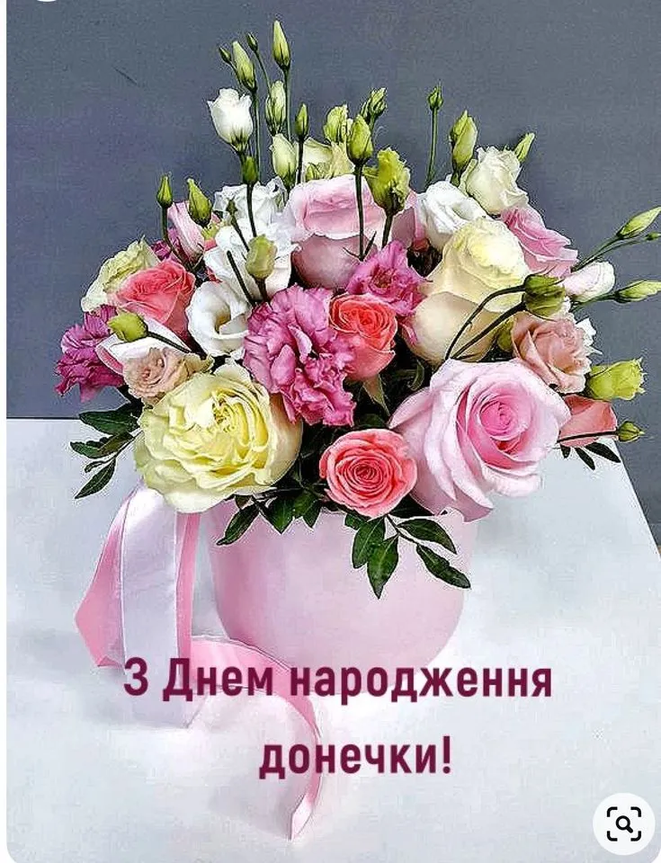 Картинка з днем народження доньці