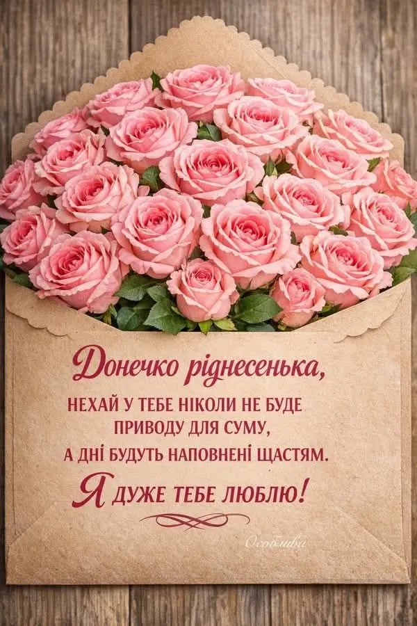 Картинка з днем народження доньці