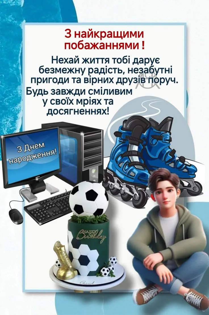 Картинка з днем народження брату