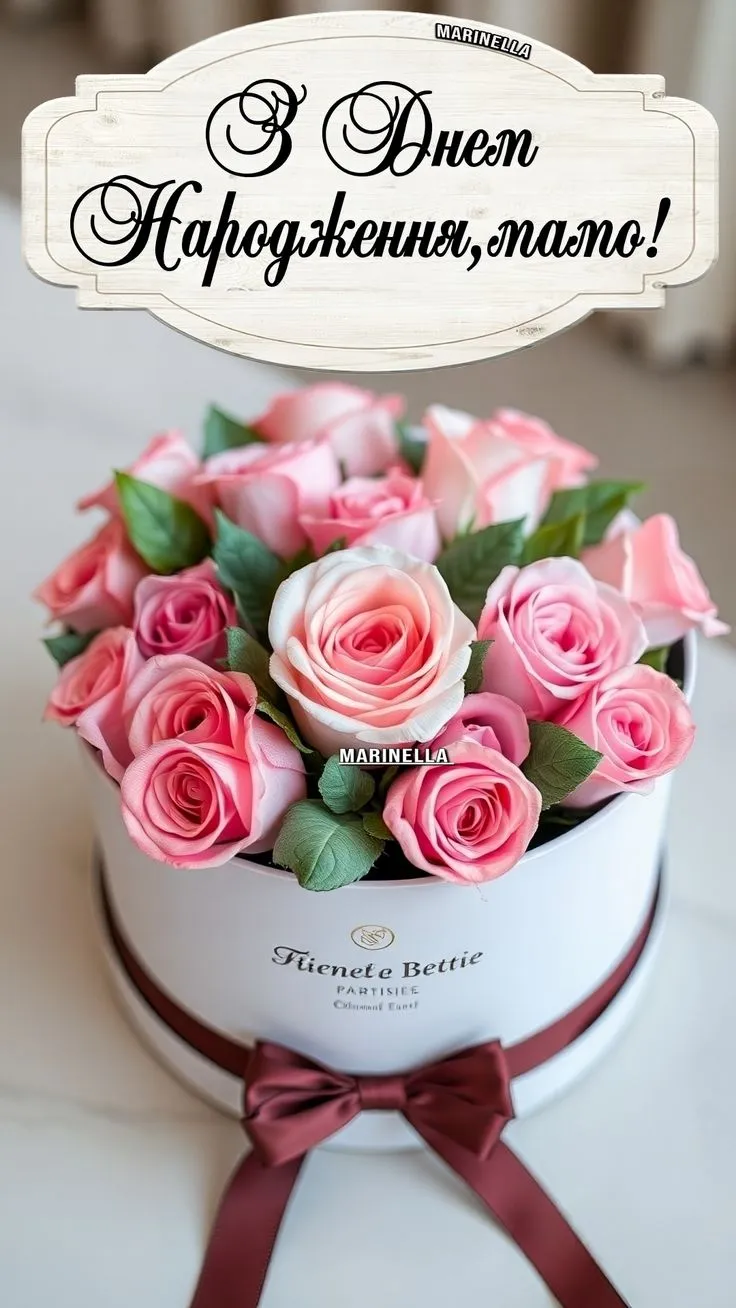 Картинка з днем народження мамі