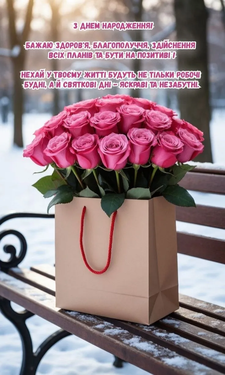 Картинка з днем народження дівчині
